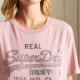 Superdry Γυναικεία κοντομάνικη μπλούζα Vintage Logo Boho Sparkle T-Shirt